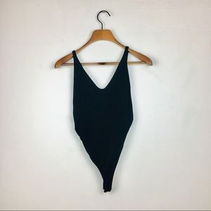- SOLD - Black Bead | Bodysuit | S